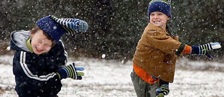 Bataille de boules de neige