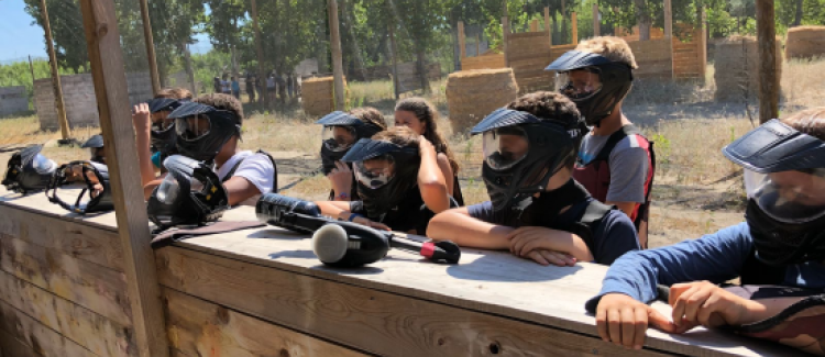 Mer, paintball et plage