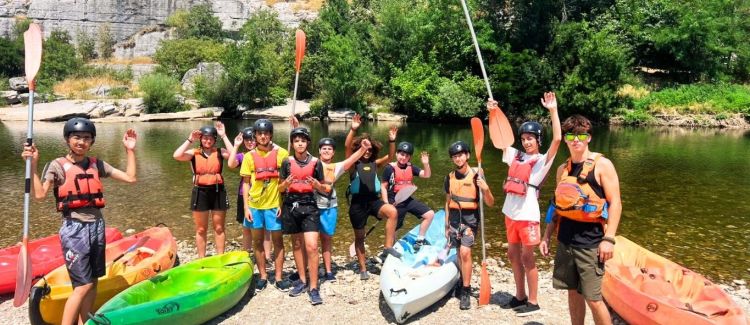 Supernova colonie de vacances Escalade en ardèche