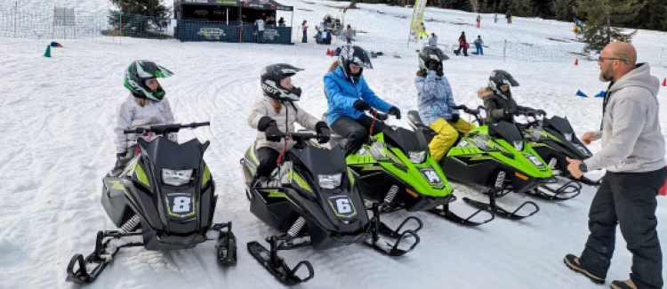 Motoneige à Avoriaz