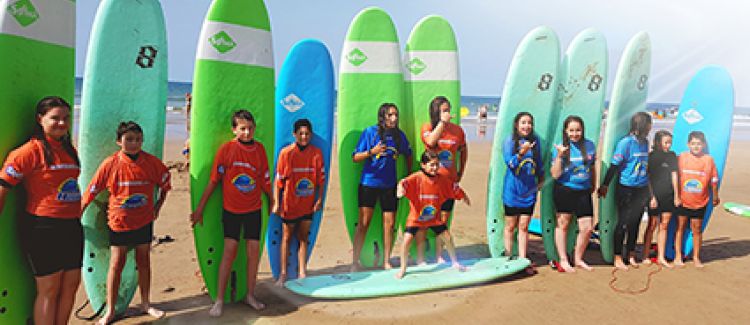 stage de surf enfant