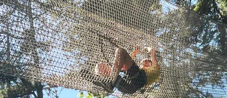 Supernova colonie de vacances prise de vue du watergame drôme