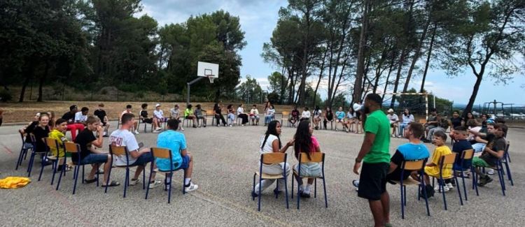 Supernova colonie de vacances toboggan aquatique gonflable pour enfants