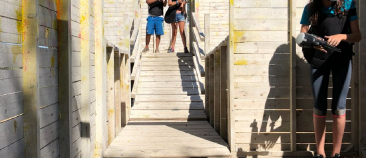 Mer, paintball et plage