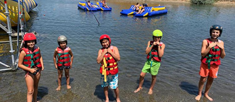 Supernova colonie de vacances enfants de 10 ans équipés pour activités nautiques
