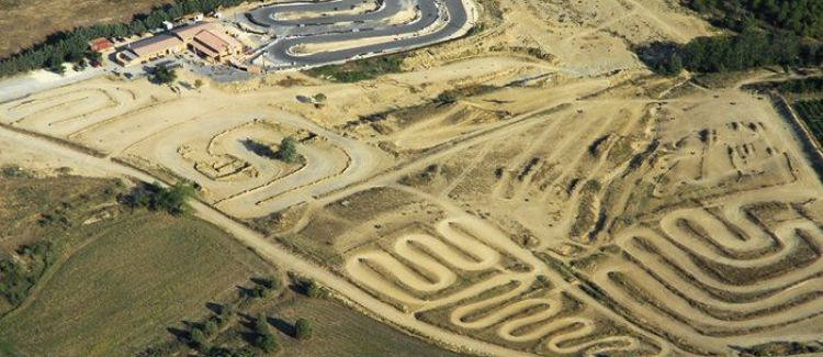Les terrains vue du ciel