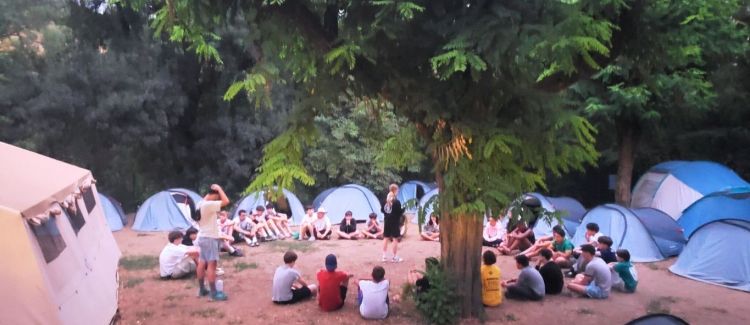 Supernova camp d'escalade photo de groupes enfants