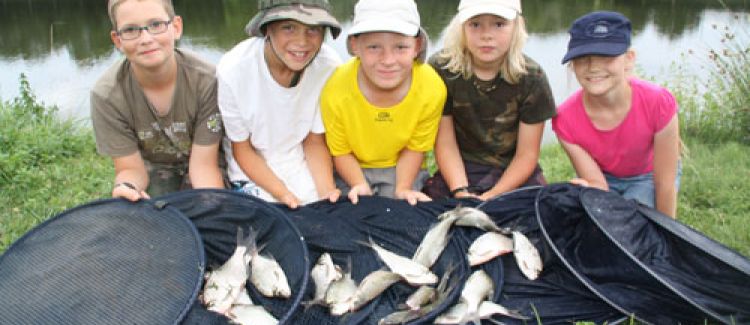 Pêche de brême au feeder