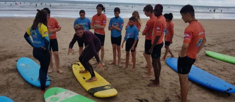 colonie de vacances surf