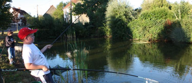 Peche au coup du poisson blanc