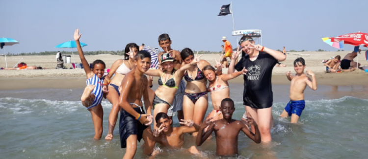 Mer, paintball et plage