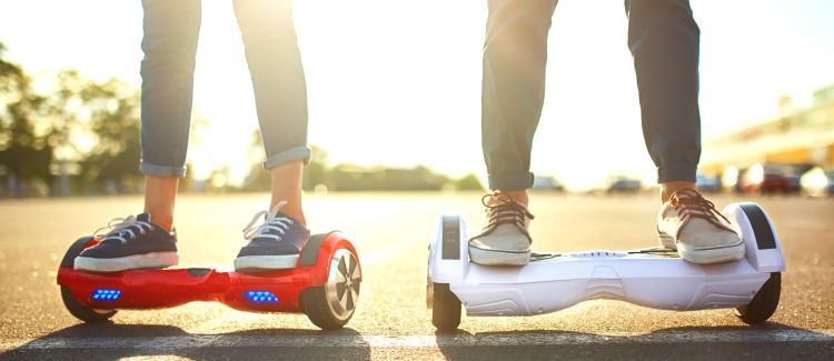 Initiation à l'hoverboard